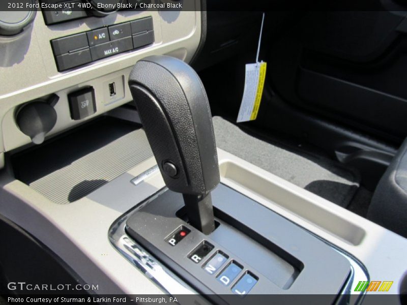 Ebony Black / Charcoal Black 2012 Ford Escape XLT 4WD