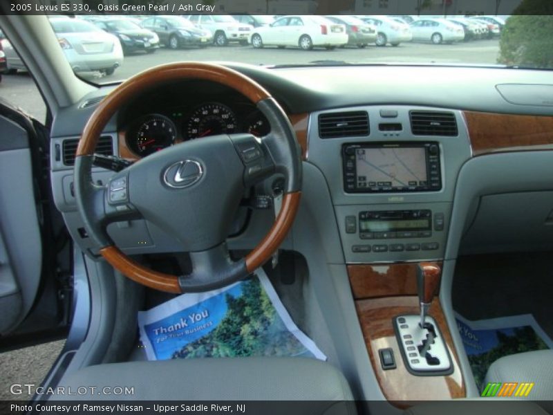 Oasis Green Pearl / Ash Gray 2005 Lexus ES 330