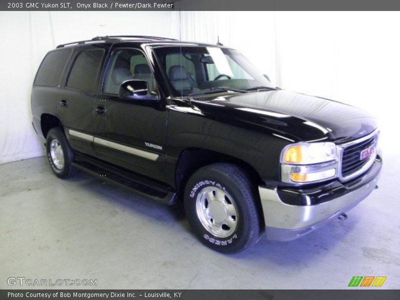 Onyx Black / Pewter/Dark Pewter 2003 GMC Yukon SLT