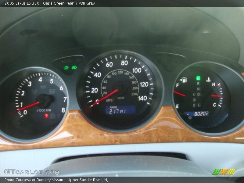 Oasis Green Pearl / Ash Gray 2005 Lexus ES 330