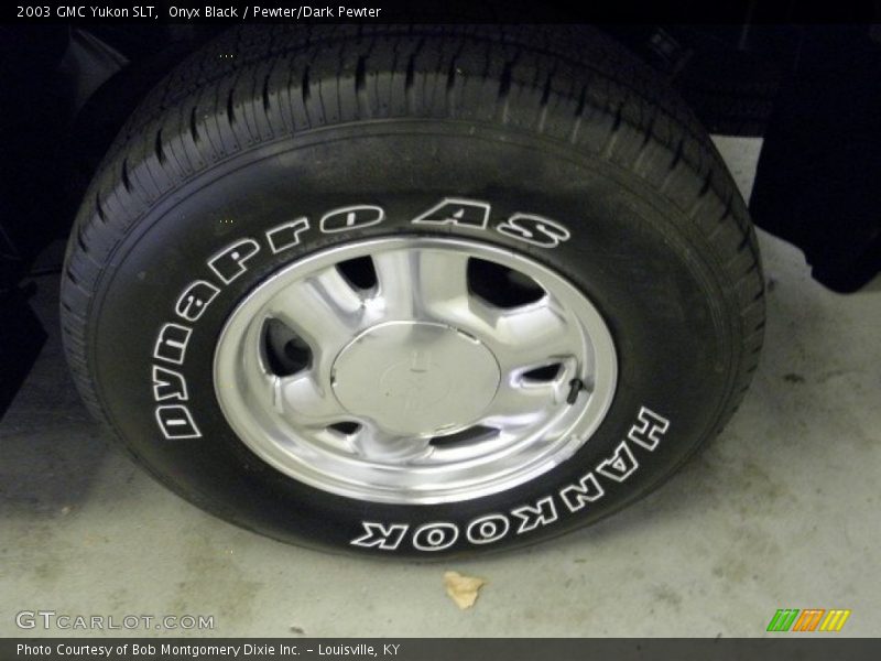 Onyx Black / Pewter/Dark Pewter 2003 GMC Yukon SLT