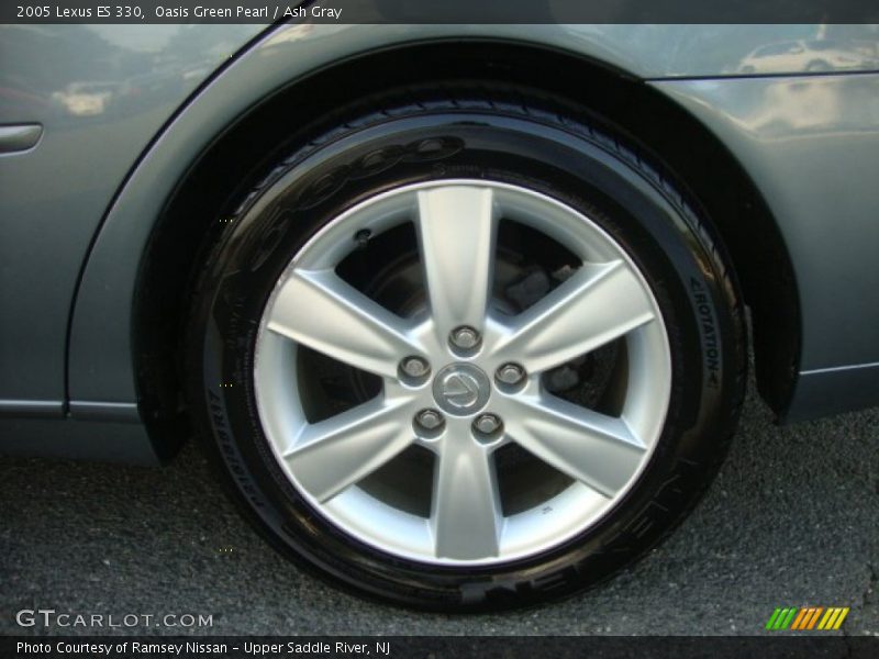 Oasis Green Pearl / Ash Gray 2005 Lexus ES 330