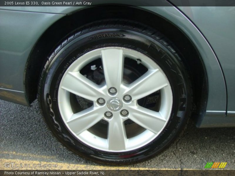 Oasis Green Pearl / Ash Gray 2005 Lexus ES 330