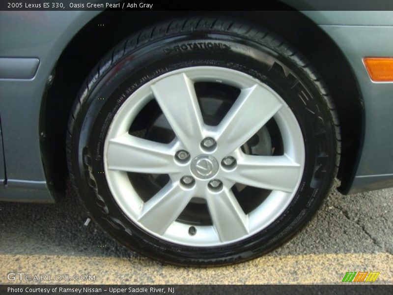 Oasis Green Pearl / Ash Gray 2005 Lexus ES 330