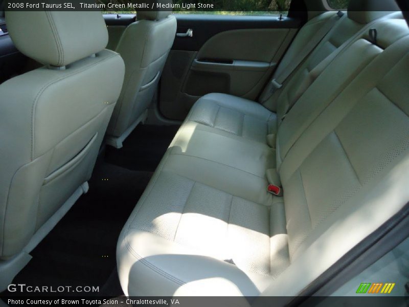 Titanium Green Metallic / Medium Light Stone 2008 Ford Taurus SEL