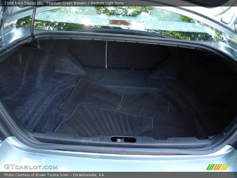 Titanium Green Metallic / Medium Light Stone 2008 Ford Taurus SEL