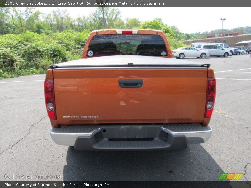 Sunburst Orange Metallic / Light Cashmere 2006 Chevrolet Colorado LT Crew Cab 4x4