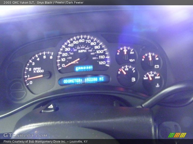 Onyx Black / Pewter/Dark Pewter 2003 GMC Yukon SLT