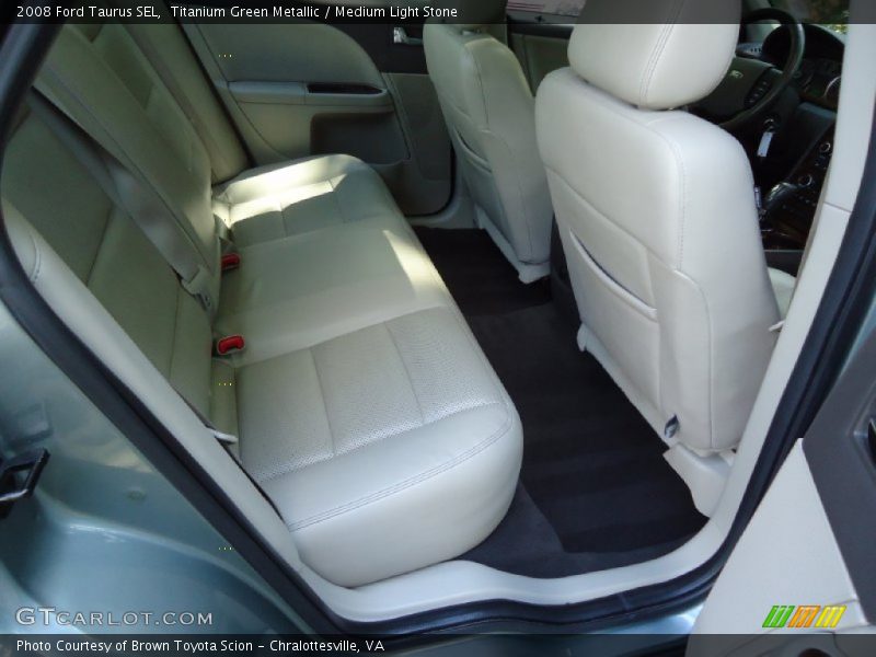 Titanium Green Metallic / Medium Light Stone 2008 Ford Taurus SEL