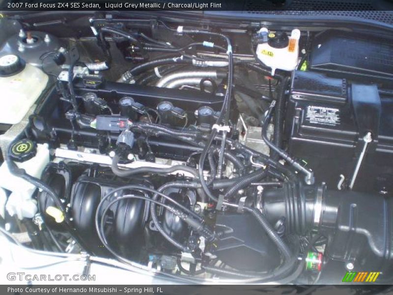 Liquid Grey Metallic / Charcoal/Light Flint 2007 Ford Focus ZX4 SES Sedan