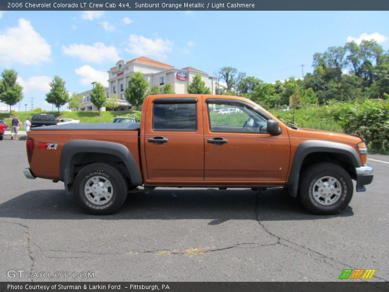 Sunburst Orange Metallic / Light Cashmere 2006 Chevrolet Colorado LT Crew Cab 4x4