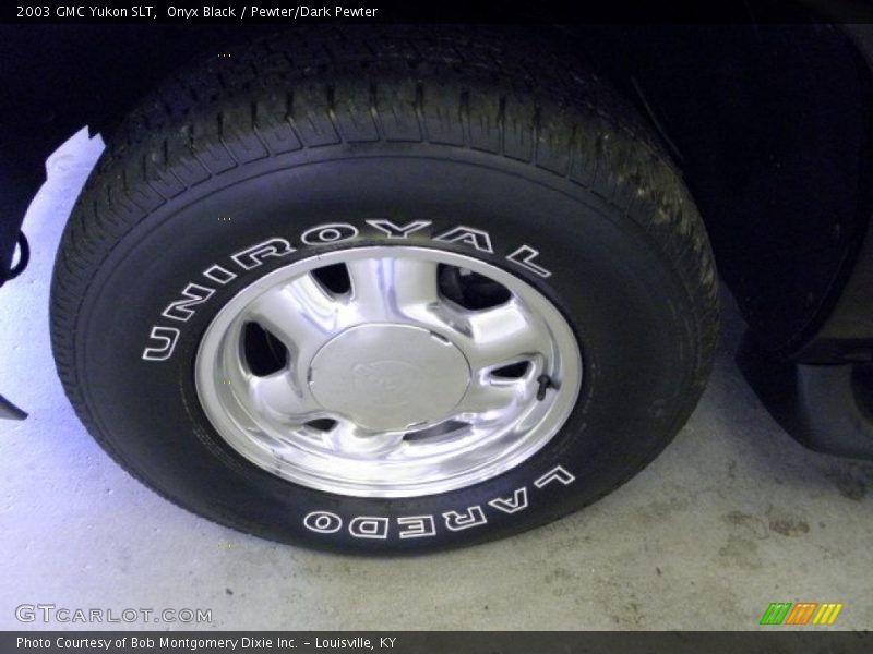 Onyx Black / Pewter/Dark Pewter 2003 GMC Yukon SLT