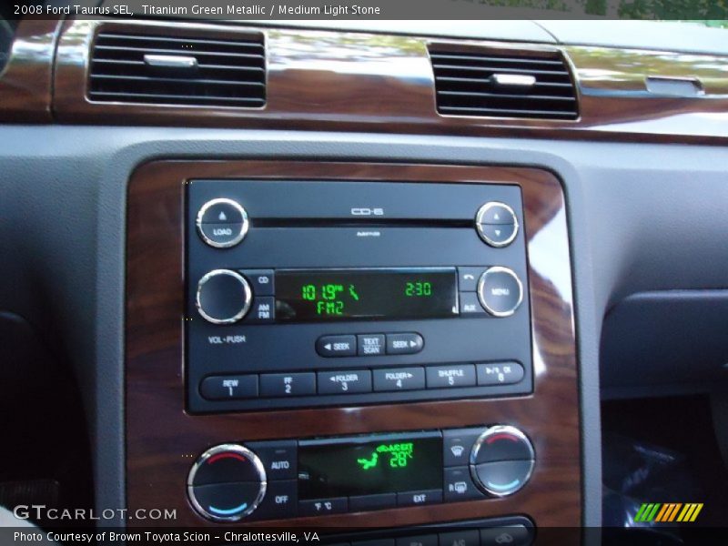 Titanium Green Metallic / Medium Light Stone 2008 Ford Taurus SEL