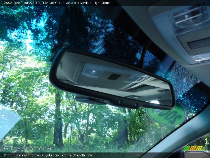 Titanium Green Metallic / Medium Light Stone 2008 Ford Taurus SEL
