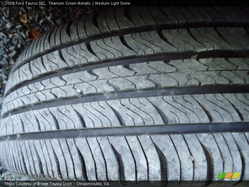 Titanium Green Metallic / Medium Light Stone 2008 Ford Taurus SEL