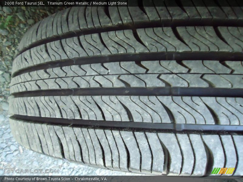 Titanium Green Metallic / Medium Light Stone 2008 Ford Taurus SEL