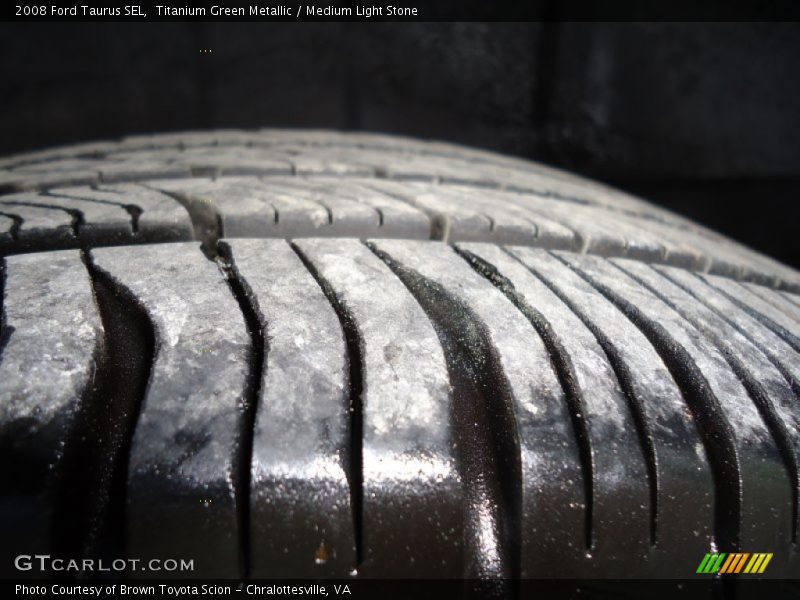 Titanium Green Metallic / Medium Light Stone 2008 Ford Taurus SEL
