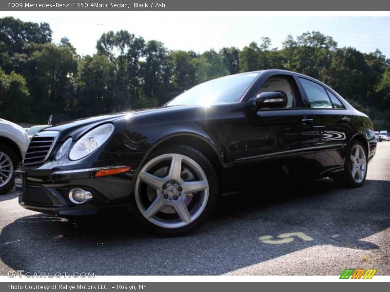 Black / Ash 2009 Mercedes-Benz E 350 4Matic Sedan