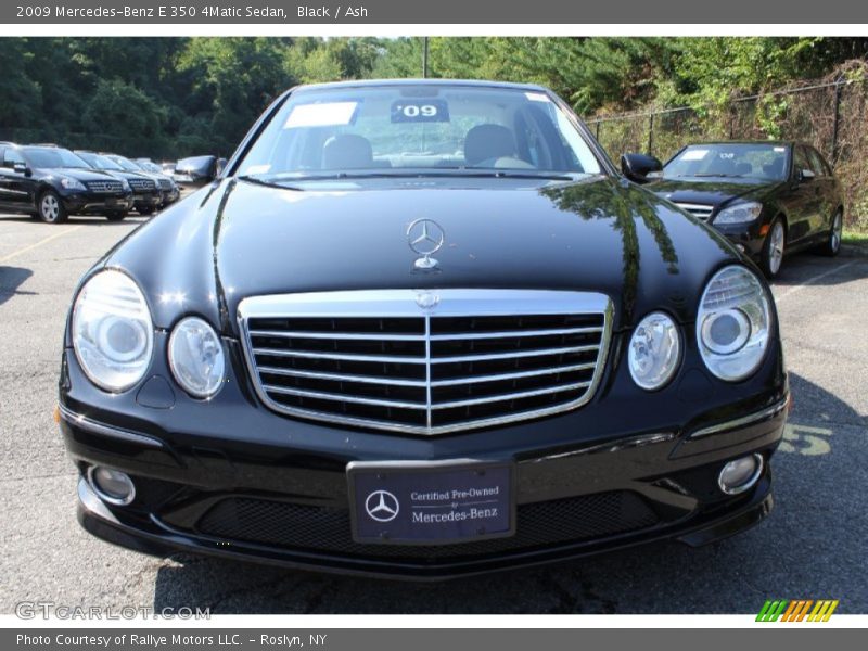Black / Ash 2009 Mercedes-Benz E 350 4Matic Sedan