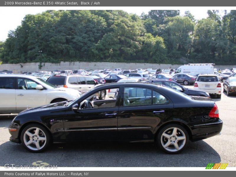 Black / Ash 2009 Mercedes-Benz E 350 4Matic Sedan