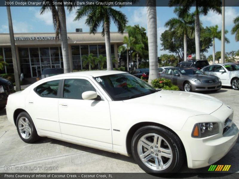 Stone White / Dark Slate Gray/Light Graystone 2006 Dodge Charger R/T