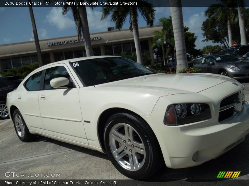 Stone White / Dark Slate Gray/Light Graystone 2006 Dodge Charger R/T