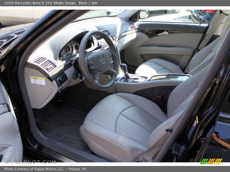 Black / Ash 2009 Mercedes-Benz E 350 4Matic Sedan