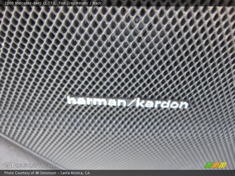 Flint Grey Metallic / Black 2008 Mercedes-Benz CL 550