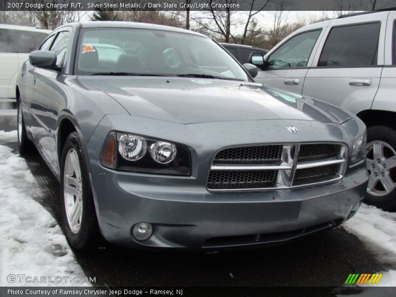 Silver Steel Metallic / Dark Slate Gray/Light Graystone 2007 Dodge Charger R/T