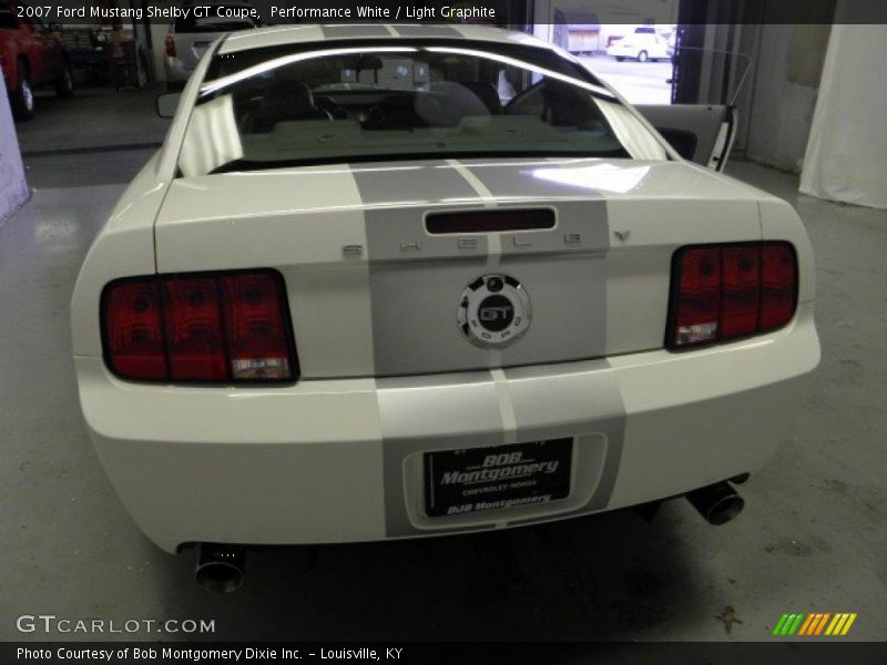 Performance White / Light Graphite 2007 Ford Mustang Shelby GT Coupe