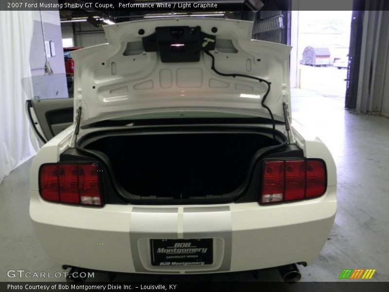 Performance White / Light Graphite 2007 Ford Mustang Shelby GT Coupe