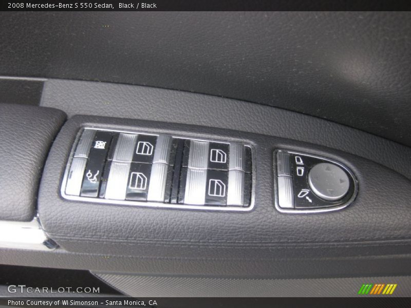 Black / Black 2008 Mercedes-Benz S 550 Sedan