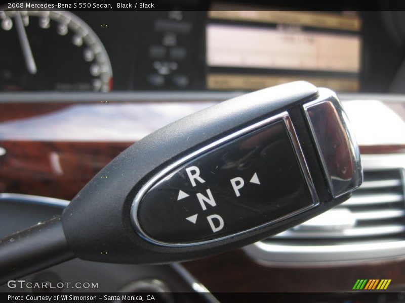 Black / Black 2008 Mercedes-Benz S 550 Sedan