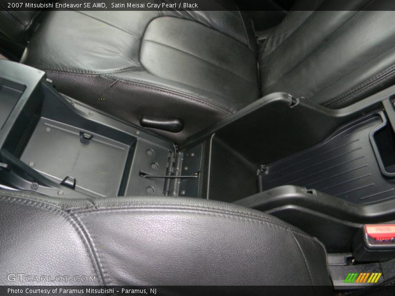 Satin Meisai Gray Pearl / Black 2007 Mitsubishi Endeavor SE AWD