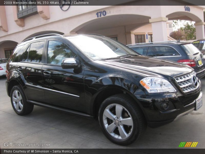 Black / Cashmere 2009 Mercedes-Benz ML 350 4Matic