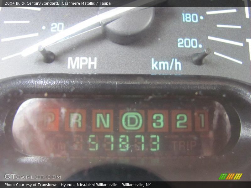 Cashmere Metallic / Taupe 2004 Buick Century Standard