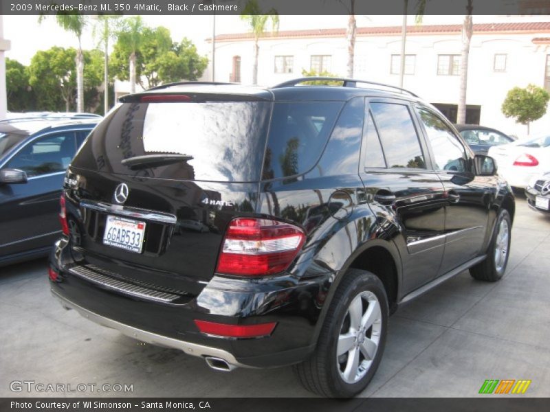 Black / Cashmere 2009 Mercedes-Benz ML 350 4Matic