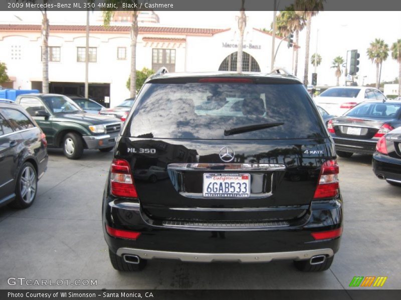 Black / Cashmere 2009 Mercedes-Benz ML 350 4Matic