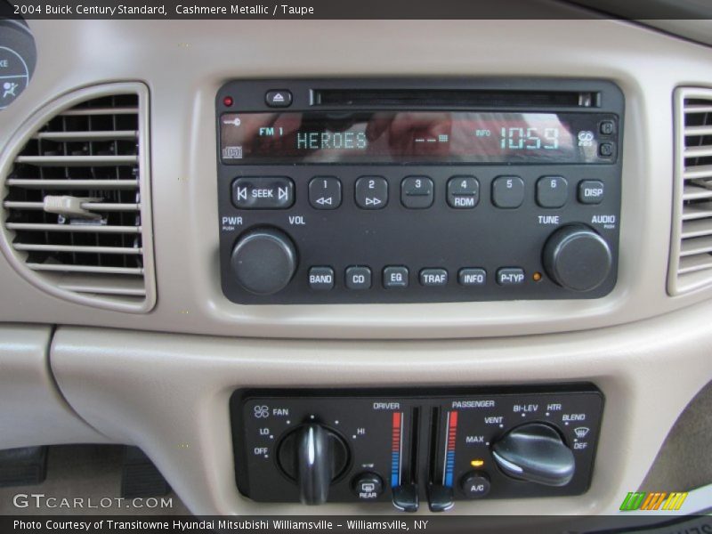 Cashmere Metallic / Taupe 2004 Buick Century Standard