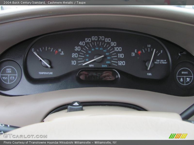 Cashmere Metallic / Taupe 2004 Buick Century Standard