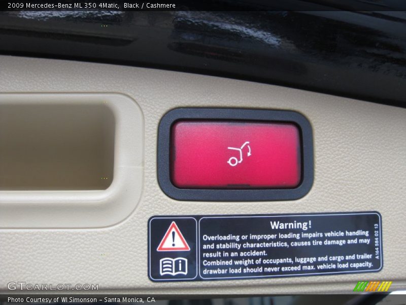Black / Cashmere 2009 Mercedes-Benz ML 350 4Matic