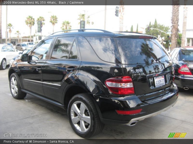 Black / Cashmere 2009 Mercedes-Benz ML 350 4Matic