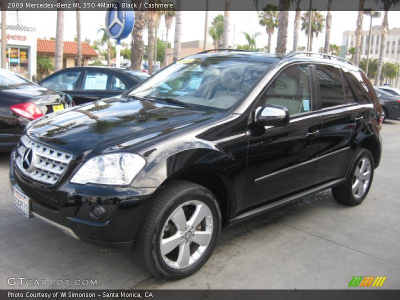 Black / Cashmere 2009 Mercedes-Benz ML 350 4Matic