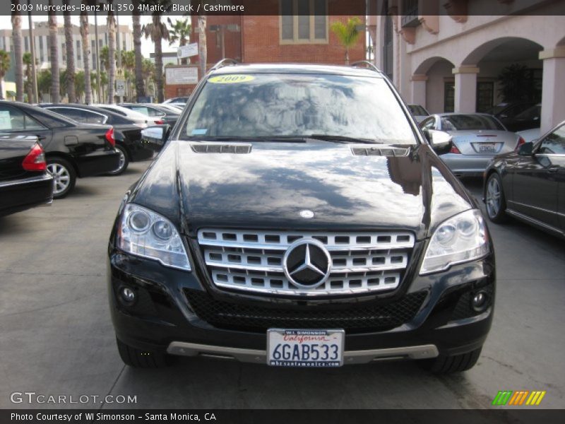 Black / Cashmere 2009 Mercedes-Benz ML 350 4Matic