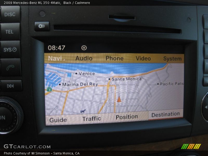 Black / Cashmere 2009 Mercedes-Benz ML 350 4Matic