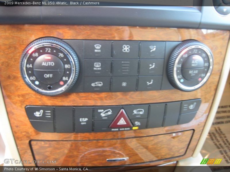 Black / Cashmere 2009 Mercedes-Benz ML 350 4Matic