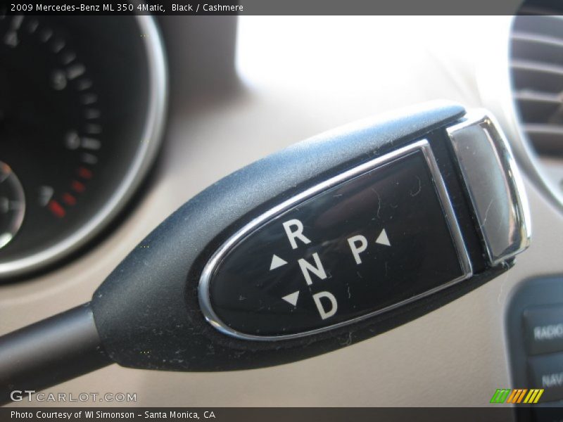 Black / Cashmere 2009 Mercedes-Benz ML 350 4Matic