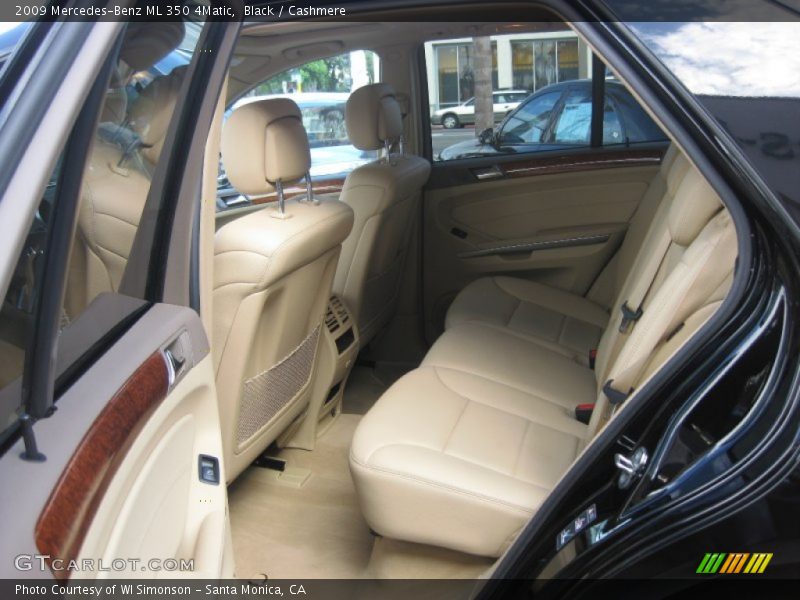 Black / Cashmere 2009 Mercedes-Benz ML 350 4Matic