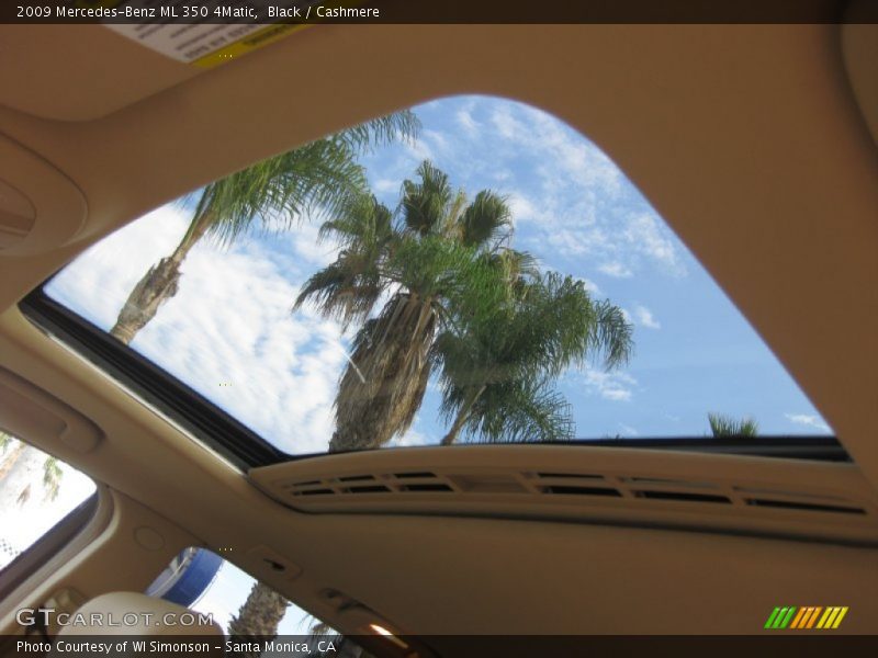 Black / Cashmere 2009 Mercedes-Benz ML 350 4Matic