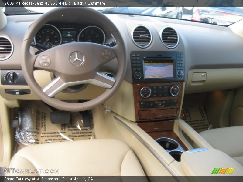 Black / Cashmere 2009 Mercedes-Benz ML 350 4Matic